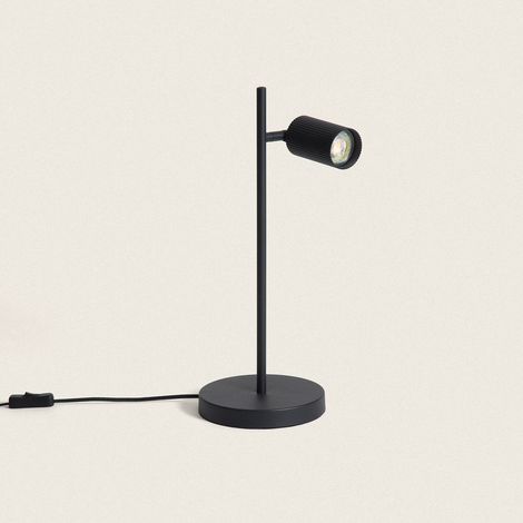 Lámpara de Mesa Aluminio Aritz Negro (1/4)