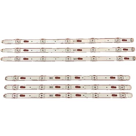 Tira de LED, material de aluminio, 80,5 cm de longitud, compatible con el modelo UE43TU7000, alimentación de CC, 60 lúmenes (1/5)