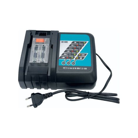 Compatible avec les batteries Makita lithium-ion, nickel-hydrure métallique Chargeur rapide 9,6 à 18 V – DC18RC (1/2)