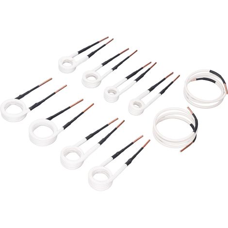 10-teiliges Induktionsheizspulen-Set mit Schraubenentferner, Messingkerndraht, Hochfrequenzzubehör, Zündungsteilen (3,0 mm) (1/5)