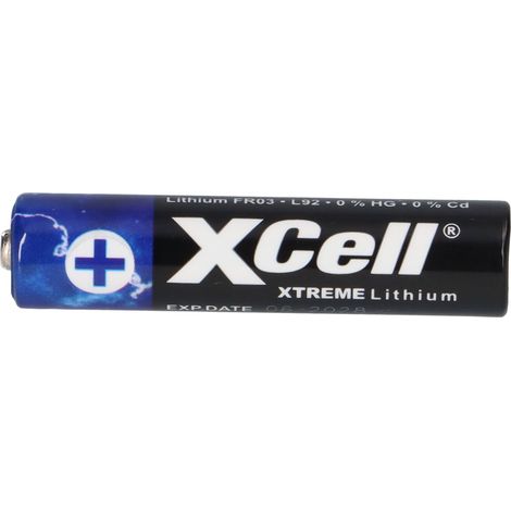 XCell XTREME FR03/L92 Micro (AAA)-Batterie Lithium 1.5 V 4 St. (1/5)