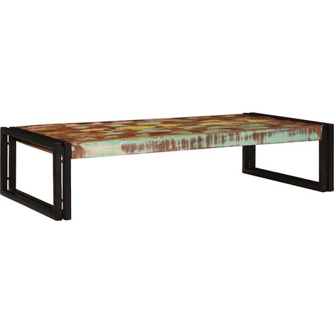Badregal mit Regal Mehrfarbig 100 x 50 x 23 cm Massives Altholz