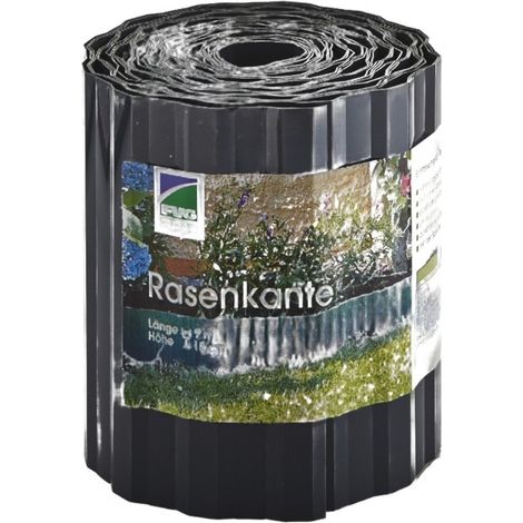 Jardinex – Bordure de jardin plastique ondulé 15cm de hauteur – 9m – Résistante aux UV – Imputrescible et incassable (1/2)