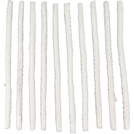 10 Mèches de Torche en Fibre de Verre 35cm pour Éclairage de Jardin et Terrasse (1/5)