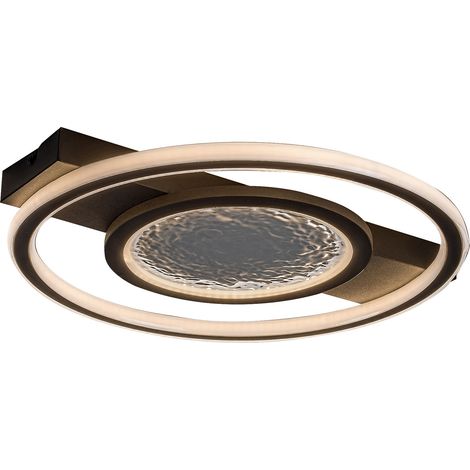 Rabalux Aranis plafoniera LED nera lunare 43cm 50W (1/5)