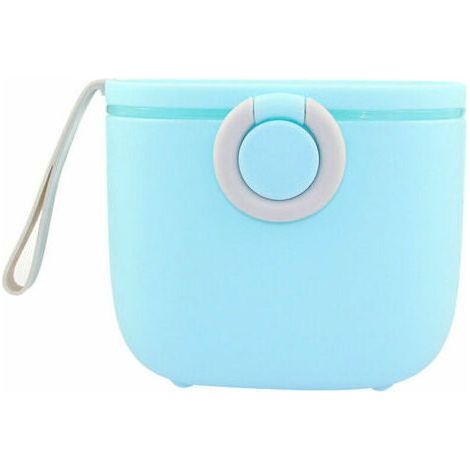 Caja de almacenamiento para dispensadores de leche en polvo, recipiente portátil para comida de bebé (rosa) (1/5)