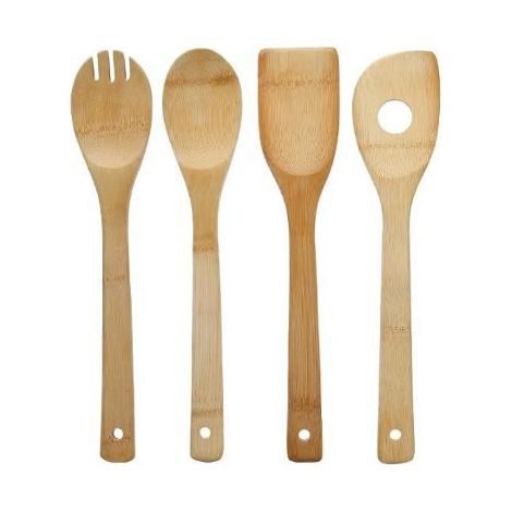 4er-Set Bambusbesteck Gourmetgeheimnis (1/5)