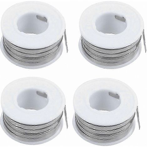 4 paquets de fil chauffant plat de 7,5 m (24,6 pi) et de 0,2 x 3 mm, adapté aux éléments chauffants à faire soi-même. (1/5)