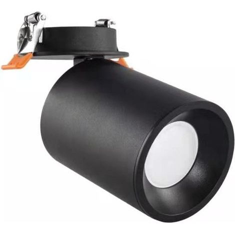 Foco Downlight Led Basculante 20w 4000k Negro