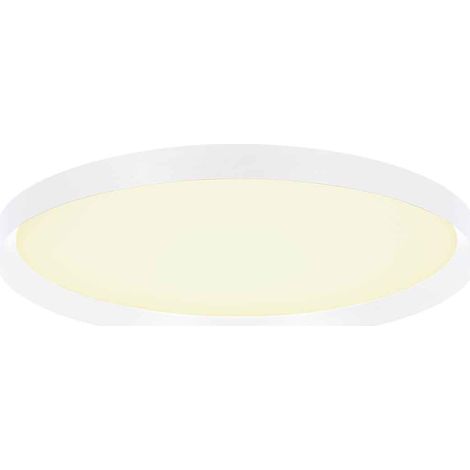Plafonnier - blanc - Flady - plastique métal - Ø 50cm - LED - (1/4)