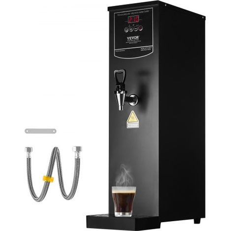 Gewerblicher Heißwasserspender 20 L, 1,5 kW Wasserkocher Elektrisch mit Heizrohr aus Edelstahl 316, Stufenweise Schnellaufheizung 50 L/h Heißwasserbereiter für Cafés Teestuben Restaurants Büros (1/5)