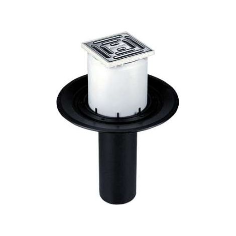 DALLMER Balkonablauf 84 E, DN 50, 100 x 100 mm, 831101 (1/2)