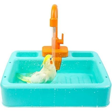 Boîte de douche pour oiseaux, baignoire pour perroquets, conteneur de baignoire, Cage, accessoire pour petites et moyennes perruches, fournitures de nettoyage