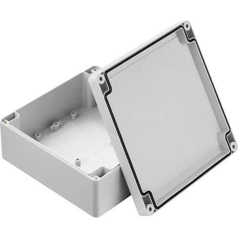 Boîtier RS PRO en Polycarbonate, 149.85 x 149.85 x 60mm, Gris IP67, Blindé ( Prix pour 1 ) (1/3)