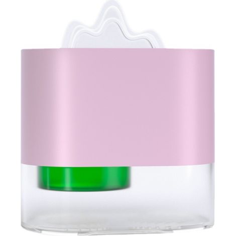 Lampe anti-moustiques liquide pour la chambre de bébé, modèle volcan, avec minuteur intelligent et silencieux USB - Rose - Taille unique (1/5)