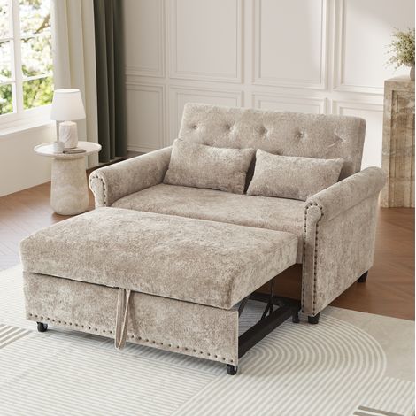 canapé fauteuil convertible 3 en 1 170x98 chenille OKMYHOME (1/5)
