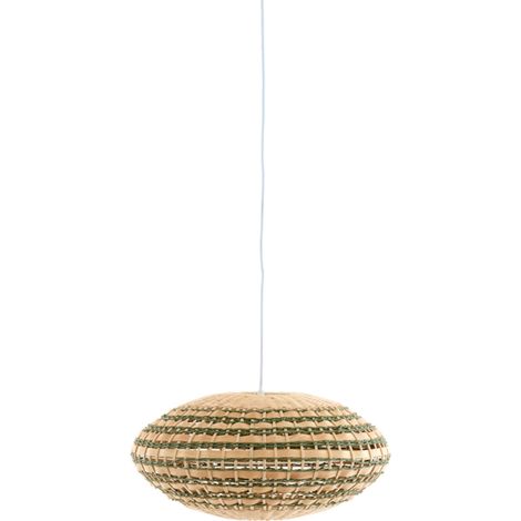 Light & Living - lampada a sospensione - Tawela - verde - rattan