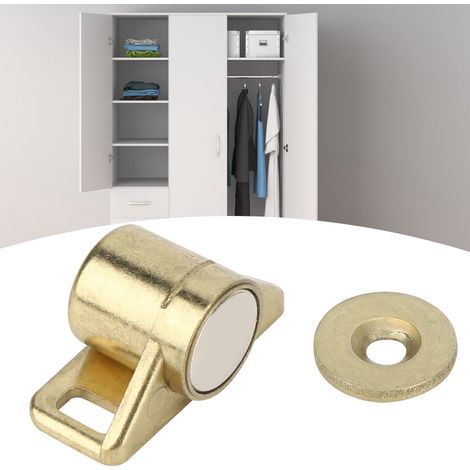 4 Sets magnetischer Schranktürverschlüsse aus Zinklegierung im Antik-Gold-Stil – Zubehör (1/5)