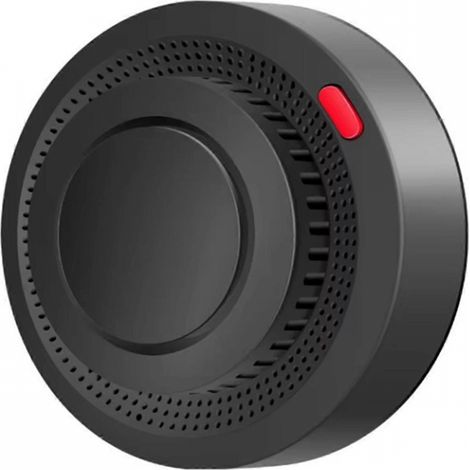 Détecteur de fumée intelligent Tuya WiFi, capteur intelligent, surveillance en temps réel, notification d'alarme à distance (1/5)