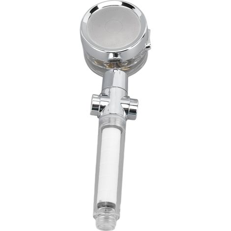 de Pommeau douche à hélice Vortex Hydro Jet rotatif à 360 ° avec interrupteur de pause filtre g1/2 (1/5)
