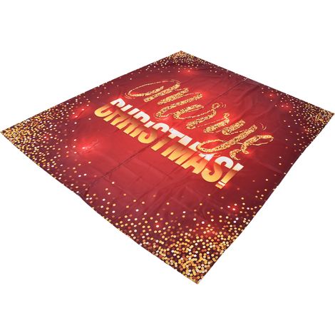 Rideau occultant haute qualité, impression numérique 3D originale, décoration de Noël, 150x166 cm, lot de 5 panneaux festifs. (1/5)