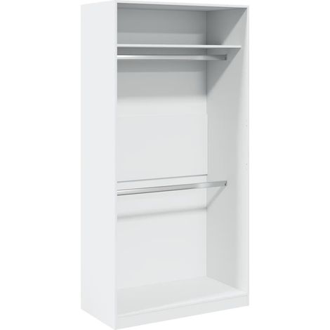 Maison Exclusive - Armadio Bianco 100x50x200 cm in Legno Multistrato