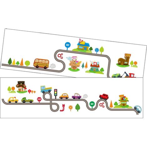 Stickers muraux pour chambre d enfant motifs dessins animés (1/5)