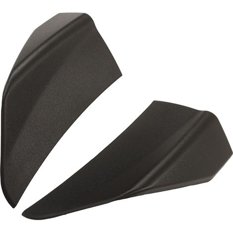 2 Frontstoßstangen-Spoiler-Diffusor, schwarz, abgerundete Kanten, Ersatzset für Ford Mustang 2015-2017 (1/5)