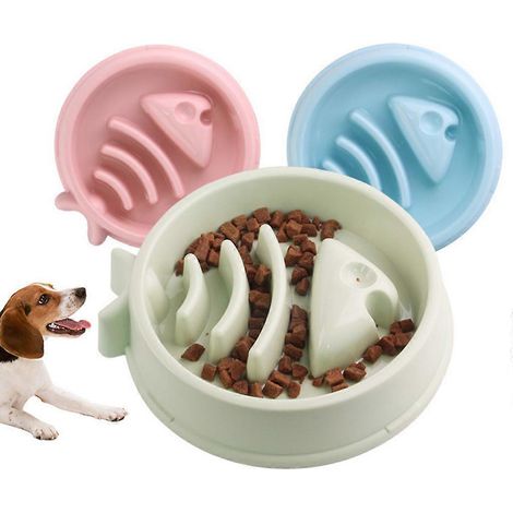 Gamelle pour chien en forme de poisson, mangeoire anti-ballonnements, gamelle interactive pour une alimentation saine et interactive (1/4)