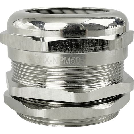 TRU COMPONENTS TC-10302856 Kabelverschraubung M50 Messing (vernickelt) Metall 1 St. (1/2)