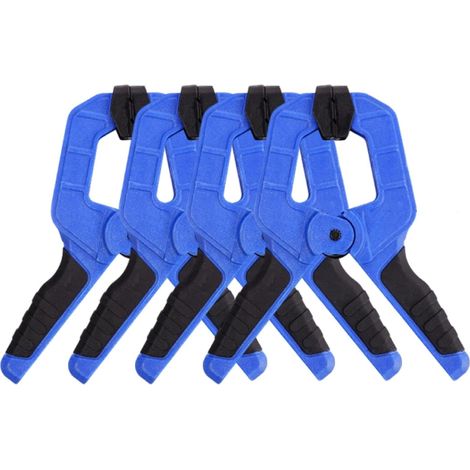 Pince bois 4 pièces 11,5cm nylon, pour bricolage et atelier (1/5)