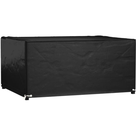 Garden Furniture Cover 8 Eyelets 180x135x80 cm Rectangular vidaXL