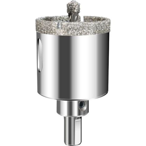 Scie Cloche Diamant 35 mm, Foret Diamant avec Foret Guidage Central, Scie Cloche Carrelage avec Revêtement de Surface en Diamant pour Coupe de Verre, Carrelage, Céramique, Marbre, Calcaire (1/5)