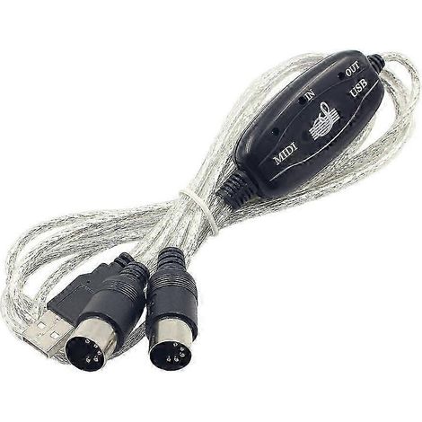 Câble adaptateur USB pour PC vers clavier musical (1/5)