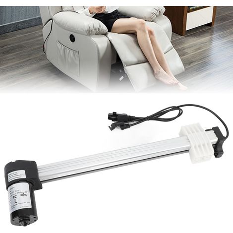 Actuator électrique pour fauteuil releveur 333MM 29V 1000N en aluminium avec 8 vis pour remplacement (1/4)