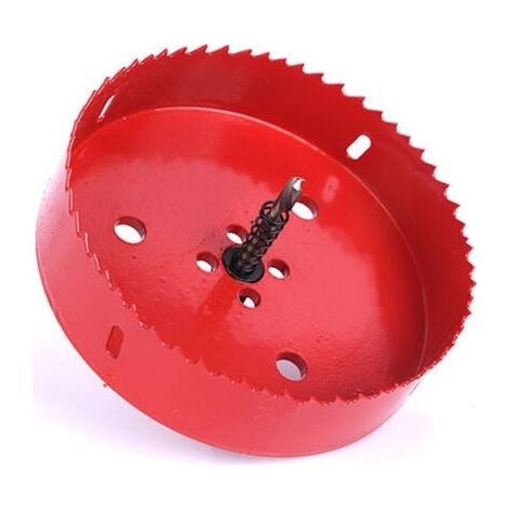 Scie Cloche Bi-Métal Ø 150 mm , acier rapide HSS M42, avec tige hexagonale et foret pour aluminium, fer et bois (1/5)