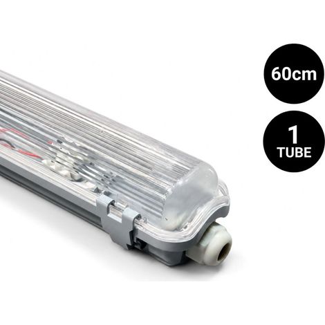 Pantalla Estanca Para 1 Tubo LED - 60cm - IP65