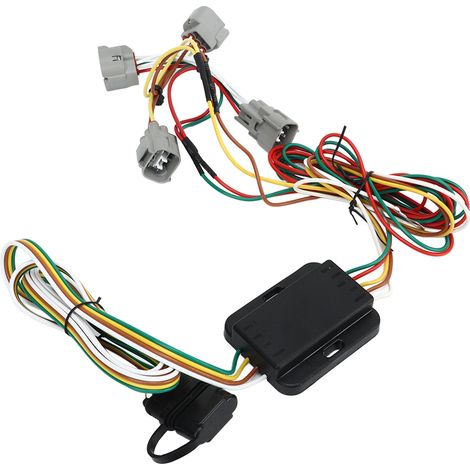 Connecteur plat 4 voies 55513, faisceau de remorquage pour Hilux, T100, Tacoma, prise 4 broches, attelage robuste (1/5)