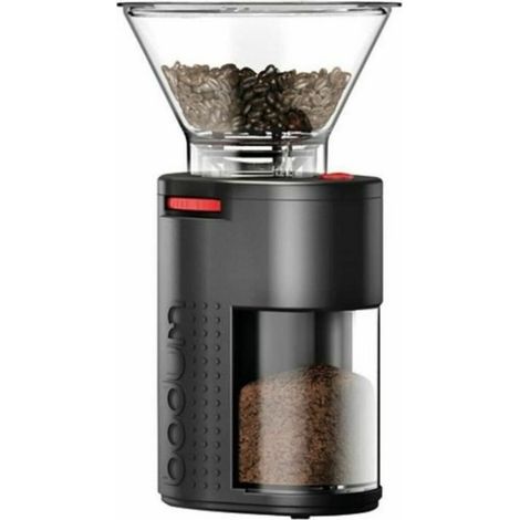 Bodum Bistro Kaffeemühle schwarz 12 Stufen der Feinheit (1/2)