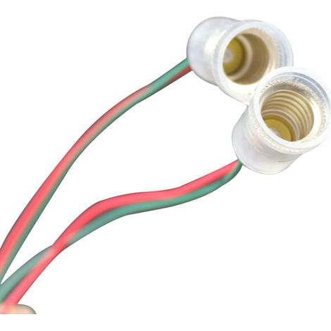 20pcs Culot E10 Version Lampes Socle avec Câble de Lampe Support (1/5)