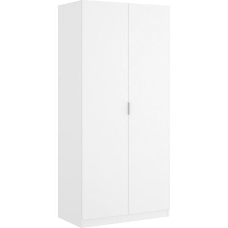 Armadio 2 ante L81 cm Bianco - LISTOWEL (1/5)
