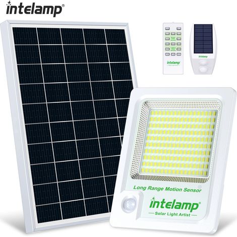 Lampe solaire murale à détecteur de mouvement PIR, lampe solaire d'extérieur étanche, éclairage public solaire, décoration de jardin (1/5)