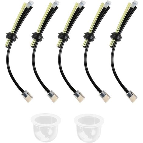 mangueras de combustible para cortacésped, manguera de combustible para desbrozadora, con filtro de combustible y bombilla de cebado, para desbrozadora, cortacésped y cortasetos. (1/5)