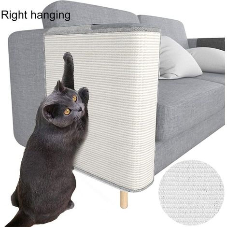 Protezione per divano - Protezione per mobili in sisal naturale contro i gatti - Tiragraffi per gatti Divano angolare per letto, sedia, divano - Facile installazione (1/5)
