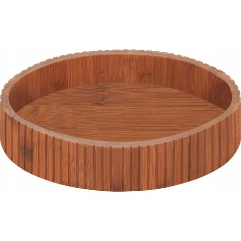 Wenko MERA organizador giratorio bambú oscuro 29,5 cm