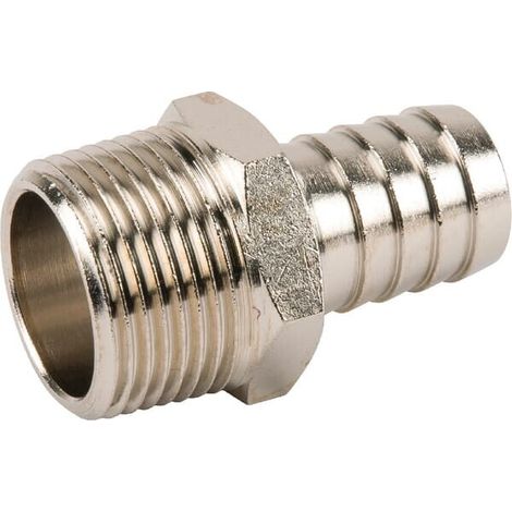 Racor empalme manguera rosca macho BSPT 18 mm x 3/4" UNIVERSAL HCMT1834 (1/2)