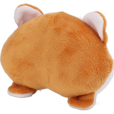 Peluche Corgi Ass qui couine, jouet à mâcher amusant et attrayant pour nettoyer les dents des chiens de petite et moyenne taille (1/5)