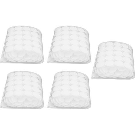 500 Paires de Pastilles Auto-Adhésives Velcro 2cm pour la Maison, Bandes Crochet et Boucle (1/5)