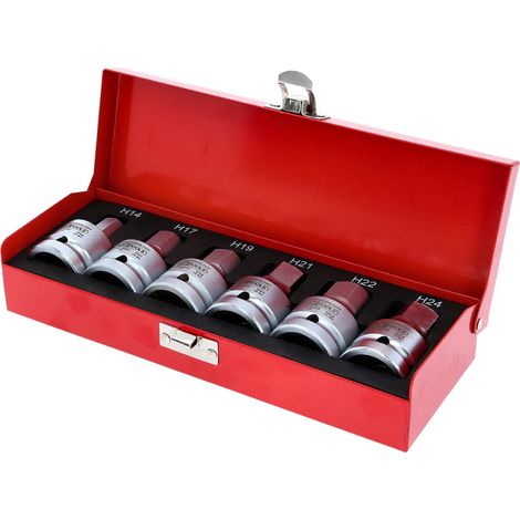 KS Tools 515.0000 3/4" Serie di bussole p.avvitatori ad impulsi,6pz.14-24mm (1/4)