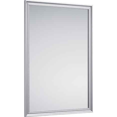 Miroir, Miroir rectangulaire KARINA 50 x 70 cm Gris en Plastique, BOITE A DESIGN (1/3)